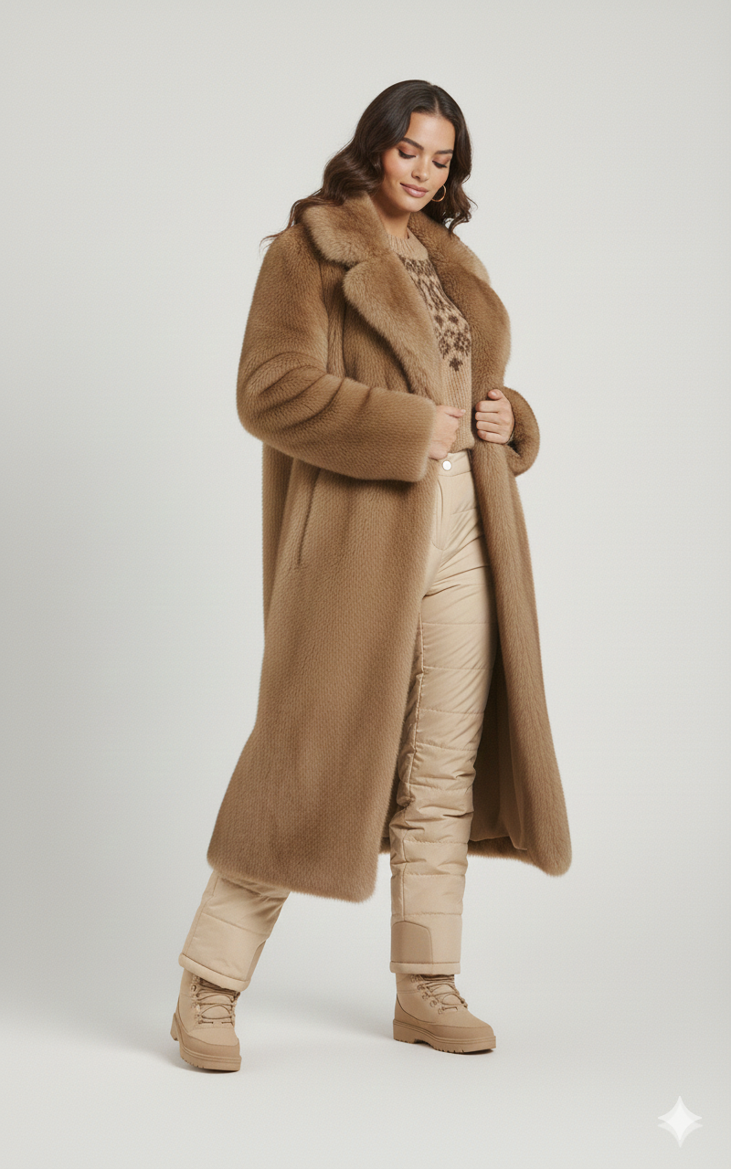 Vals Thorens - Abrigo Faux Fur