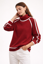 Kaylee | Suéter Elegante de Cuello Alto