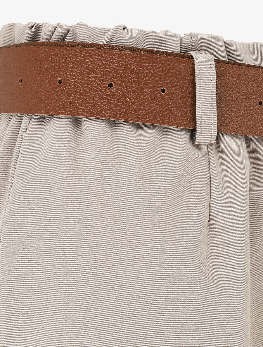 Pantalón largo elástico liso