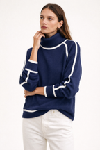 Kaylee | Suéter Elegante de Cuello Alto