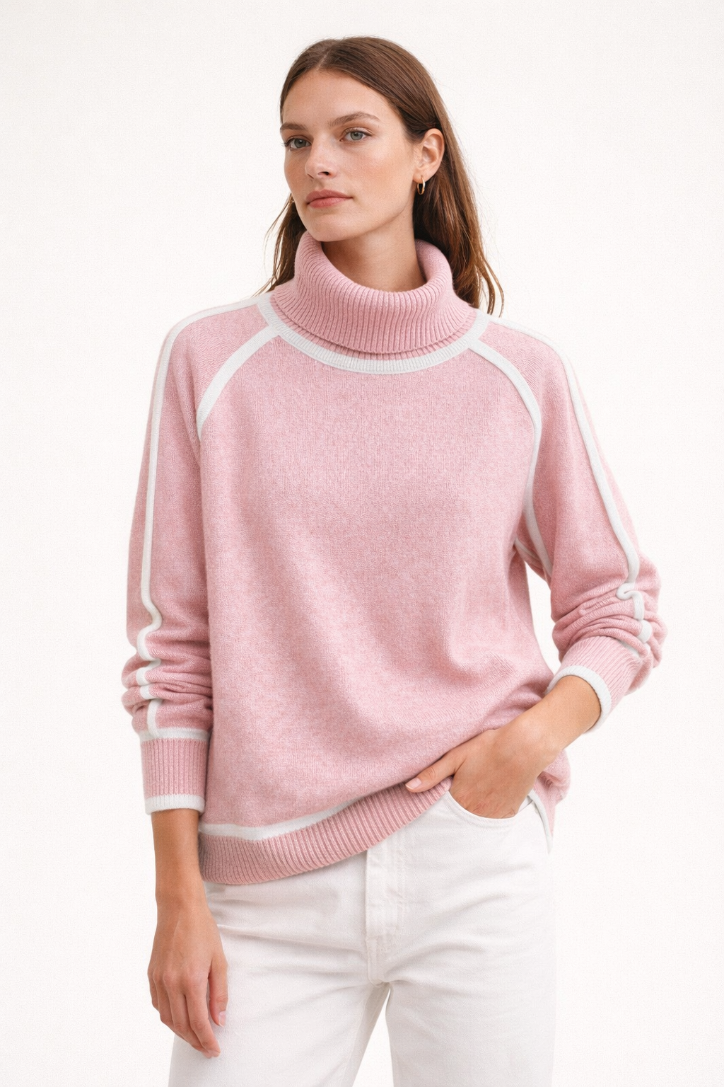 Kaylee | Suéter Elegante de Cuello Alto