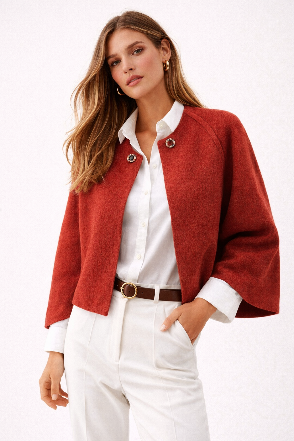 Clara | Chaqueta corta elegante y cálida