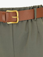 Pantalón largo elástico liso