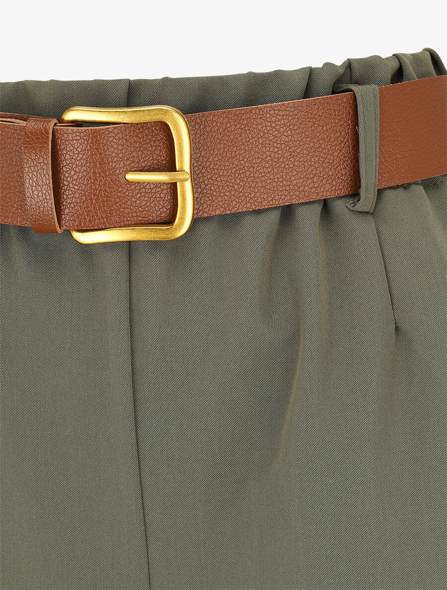 Pantalón largo elástico liso