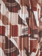 Blusa de gasa estampada con detalles irisados