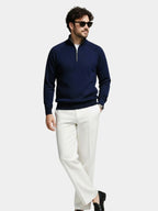 Noble - Jersey elegante Half Zip