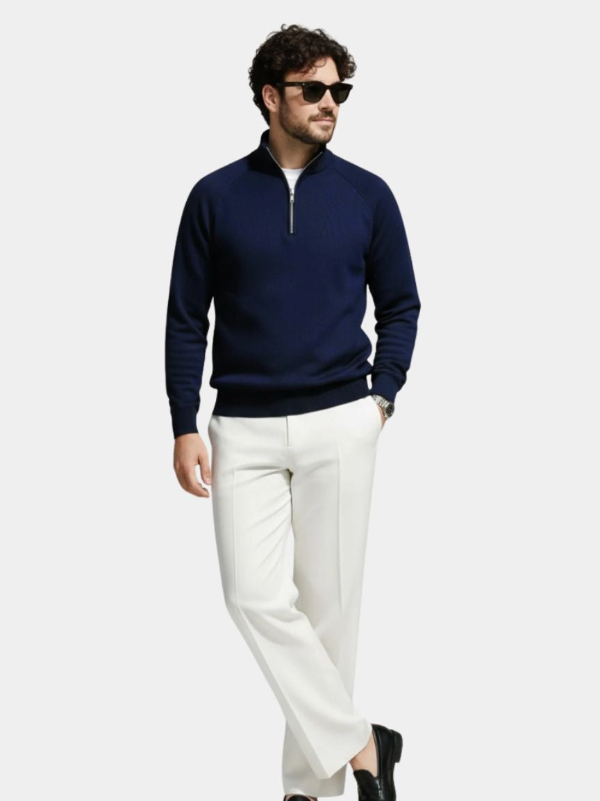 Noble - Jersey elegante Half Zip