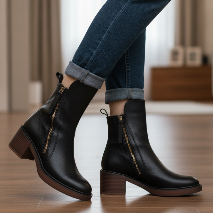 Valeria™ | Botas con un tacón cómodo - elegantes y atemporales