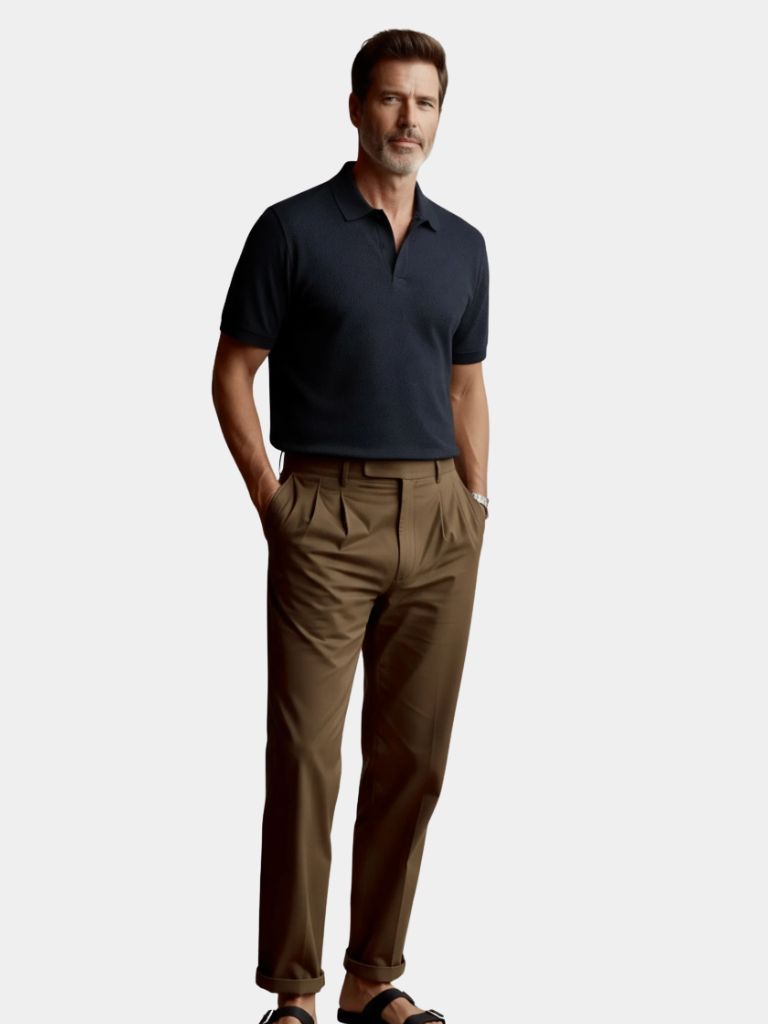 OM - Polo de algodón Old Money