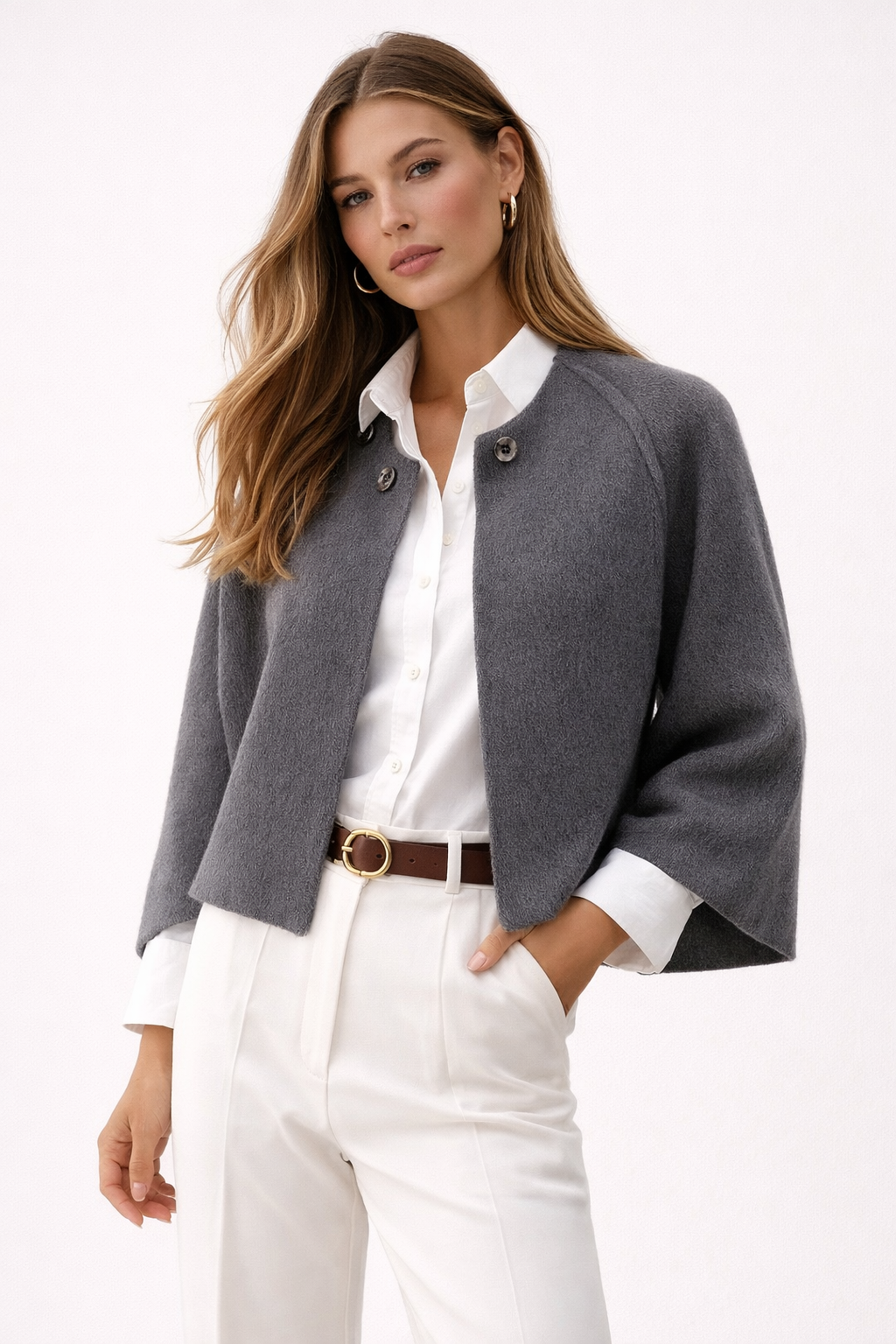 Clara | Chaqueta corta elegante y cálida