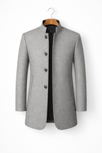 Álvaro | Abrigo Clásico con Cuello Mao