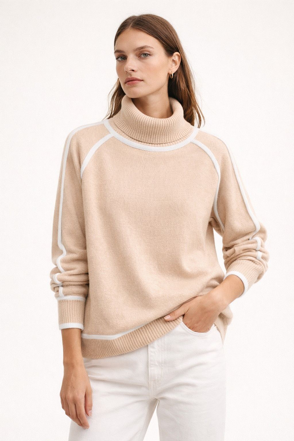 Kaylee | Suéter Elegante de Cuello Alto