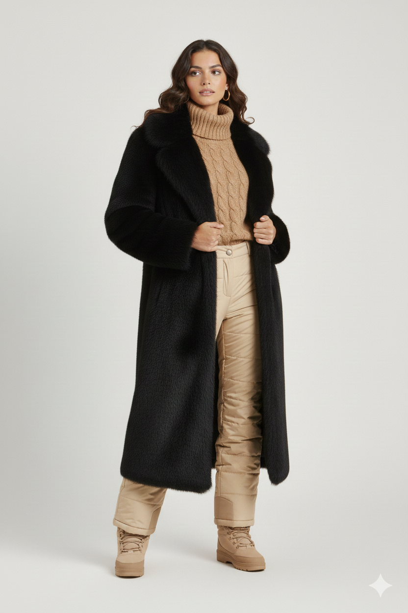 Vals Thorens - Abrigo Faux Fur