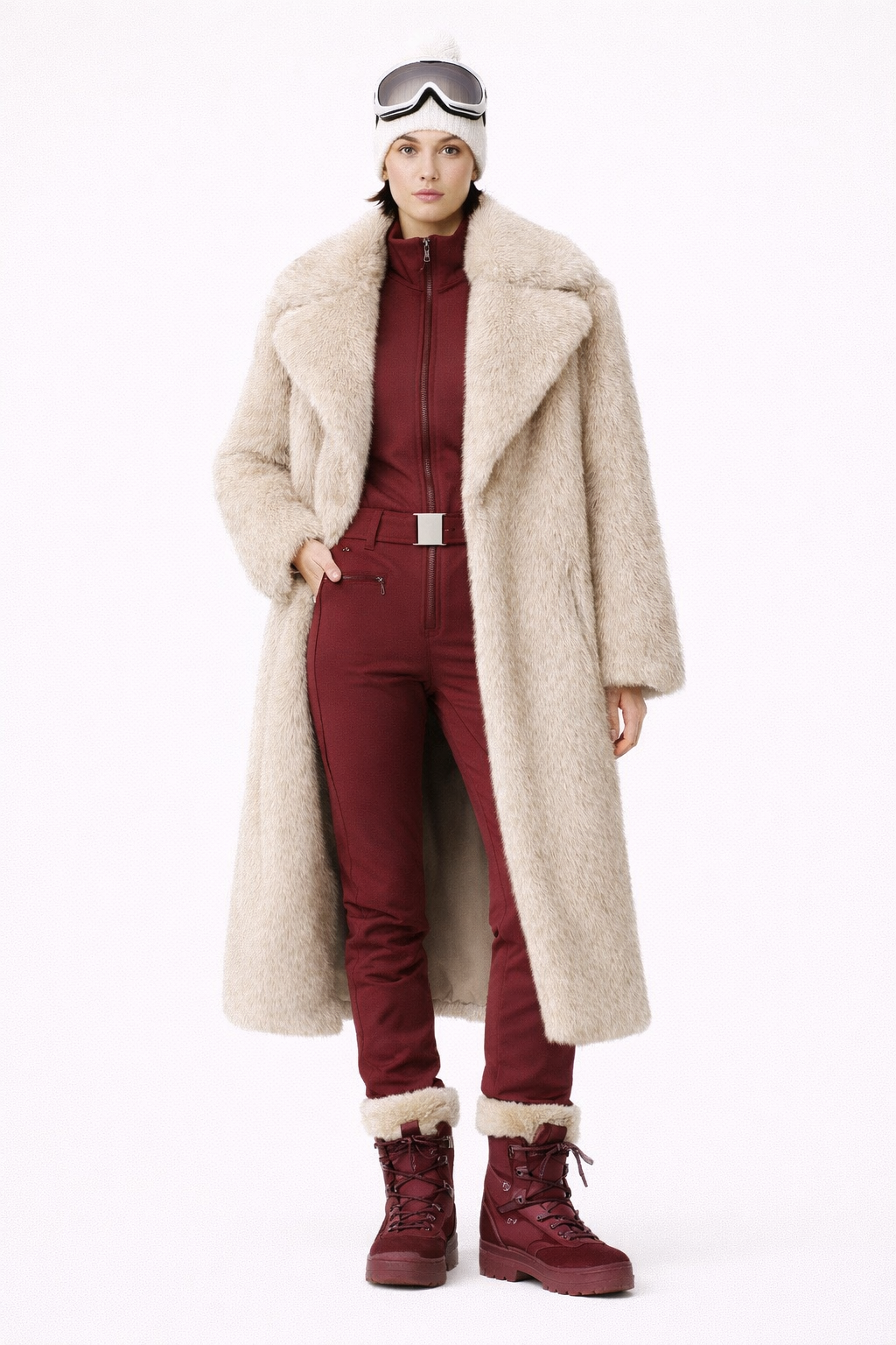 St.Moritz - Abrigo Faux Fur