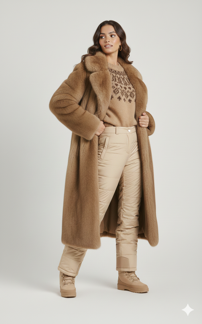 Vals Thorens - Abrigo Faux Fur