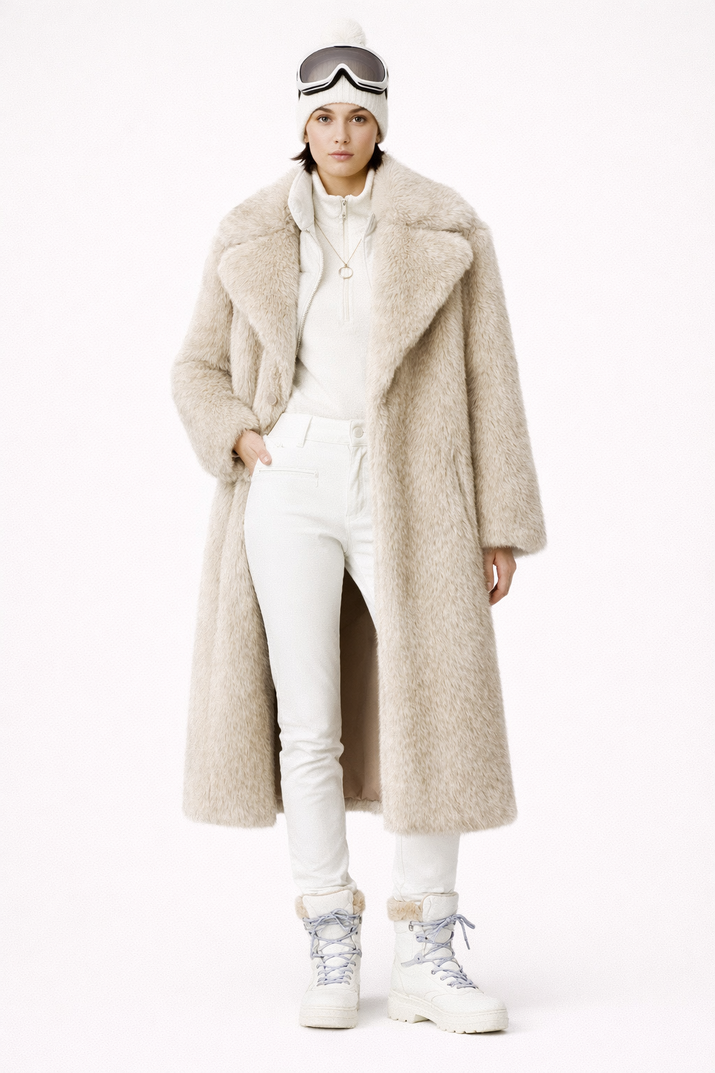 St.Moritz - Abrigo Faux Fur