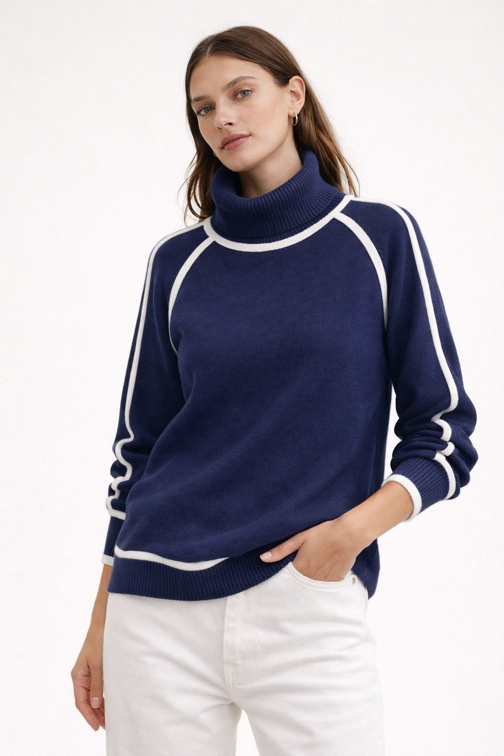 Kaylee | Suéter Elegante de Cuello Alto