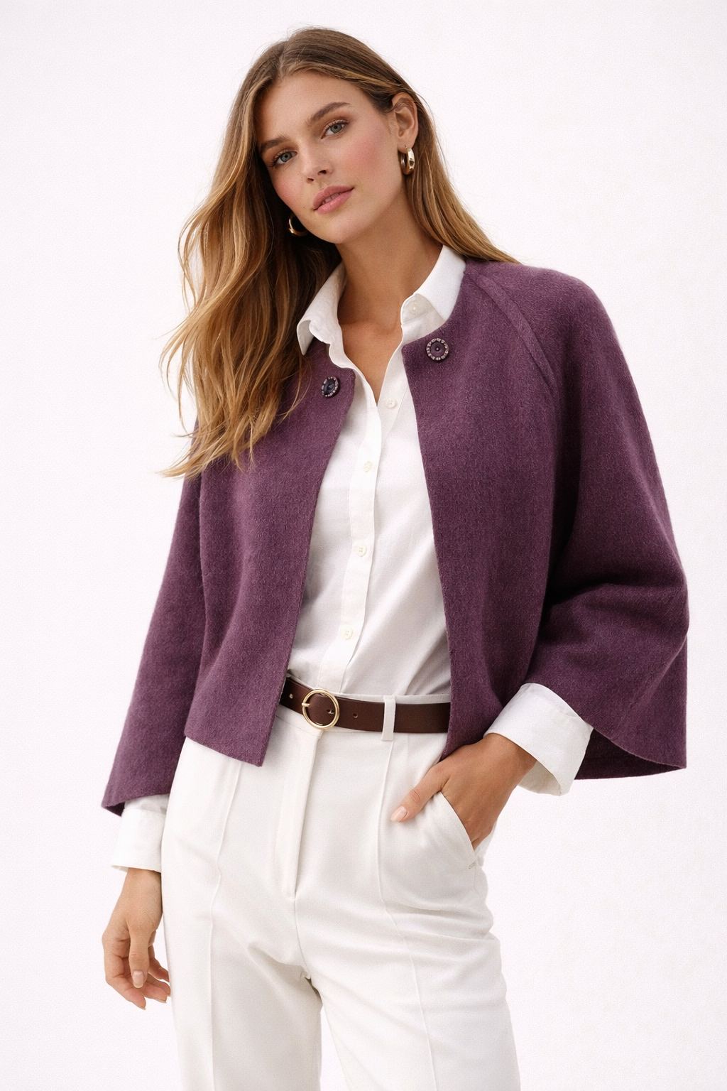 Clara | Chaqueta corta elegante y cálida