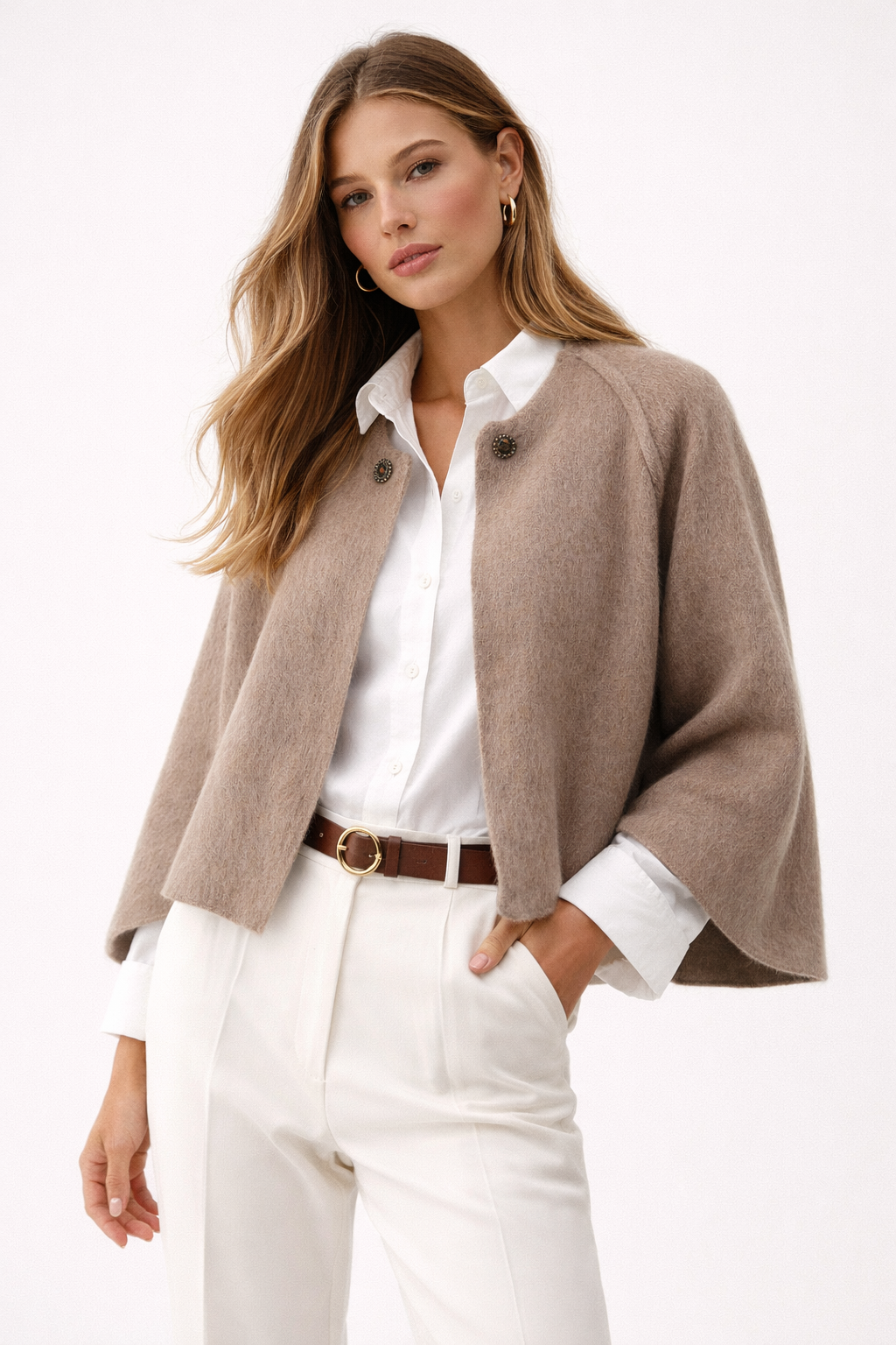 Clara | Chaqueta corta elegante y cálida