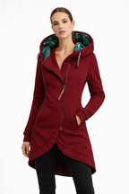 Eleonora™ – Abrigo de invierno con cremallera asimétrica