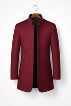 Álvaro | Abrigo Clásico con Cuello Mao