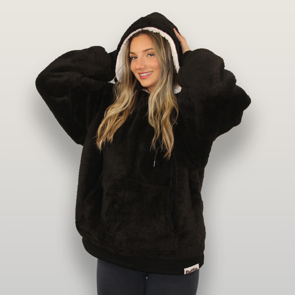 Fluffly - Sudadera de borreguito extra suave