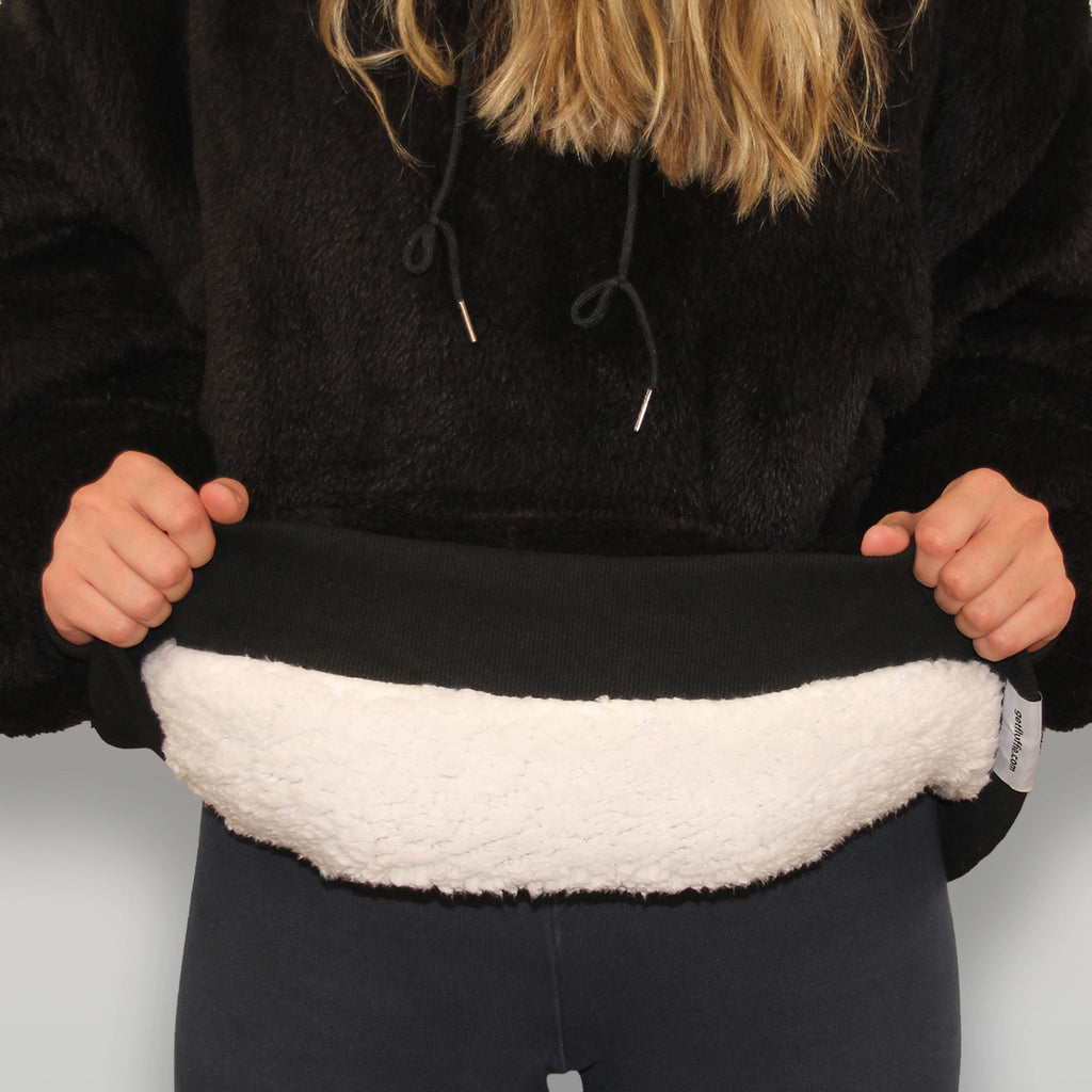 Fluffly - Sudadera de borreguito extra suave