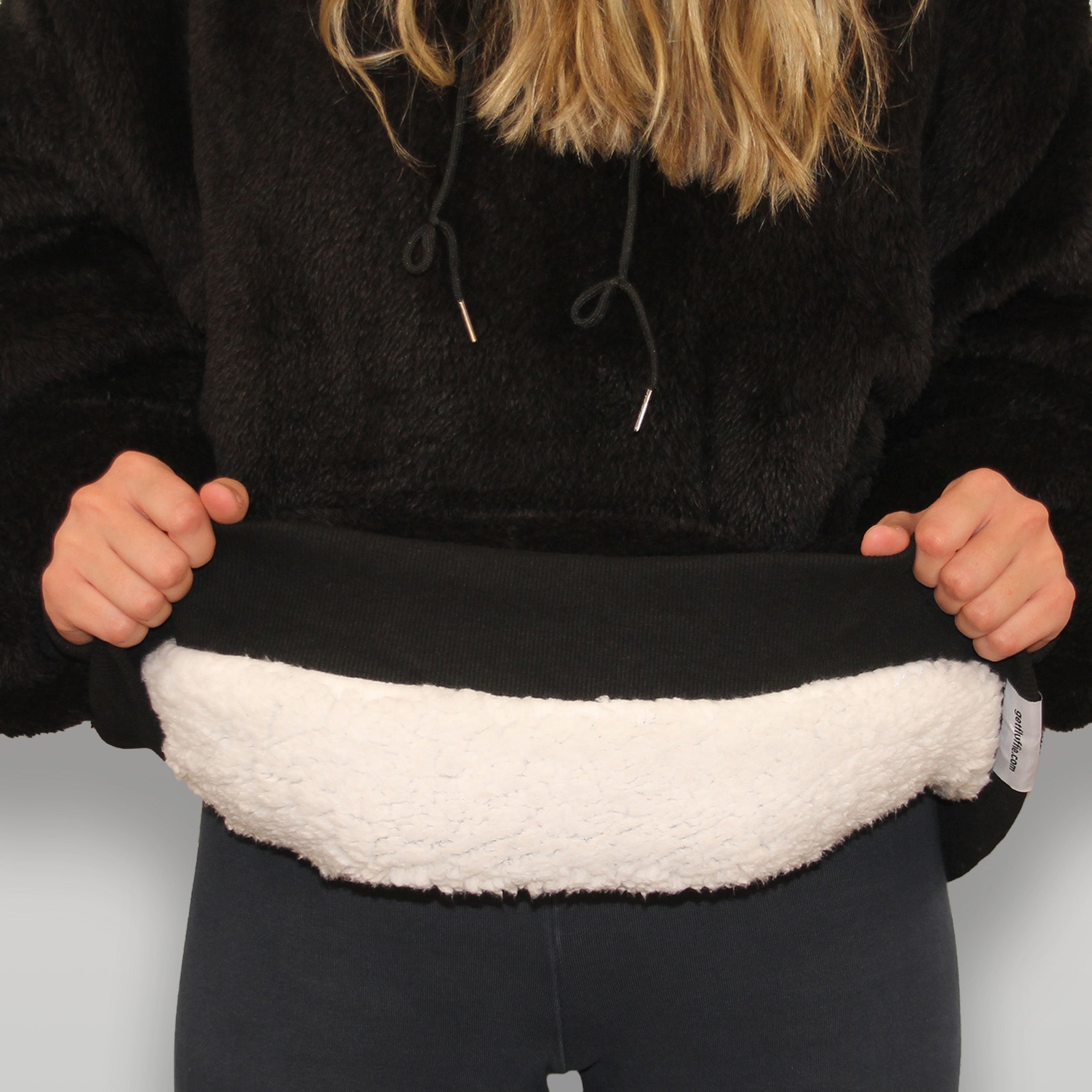 Fluffly - Sudadera de borreguito extra suave