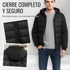 Chaqueta Térmica con Capucha | Acolchada y Cortavientos