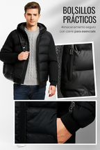 Chaqueta Térmica con Capucha | Acolchada y Cortavientos