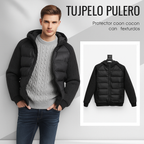 Chaqueta Térmica con Capucha | Acolchada y Cortavientos