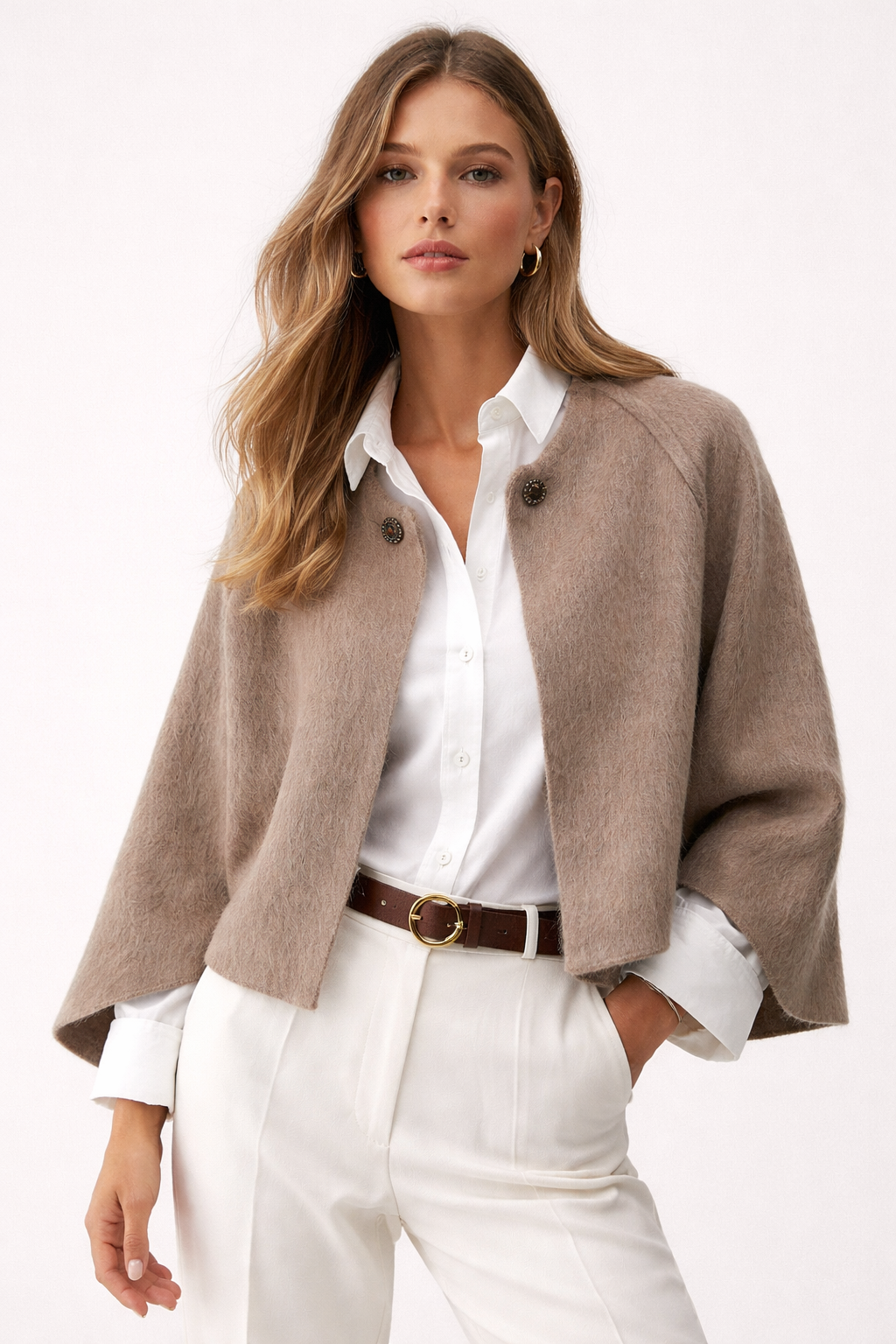 Clara | Chaqueta corta elegante y cálida