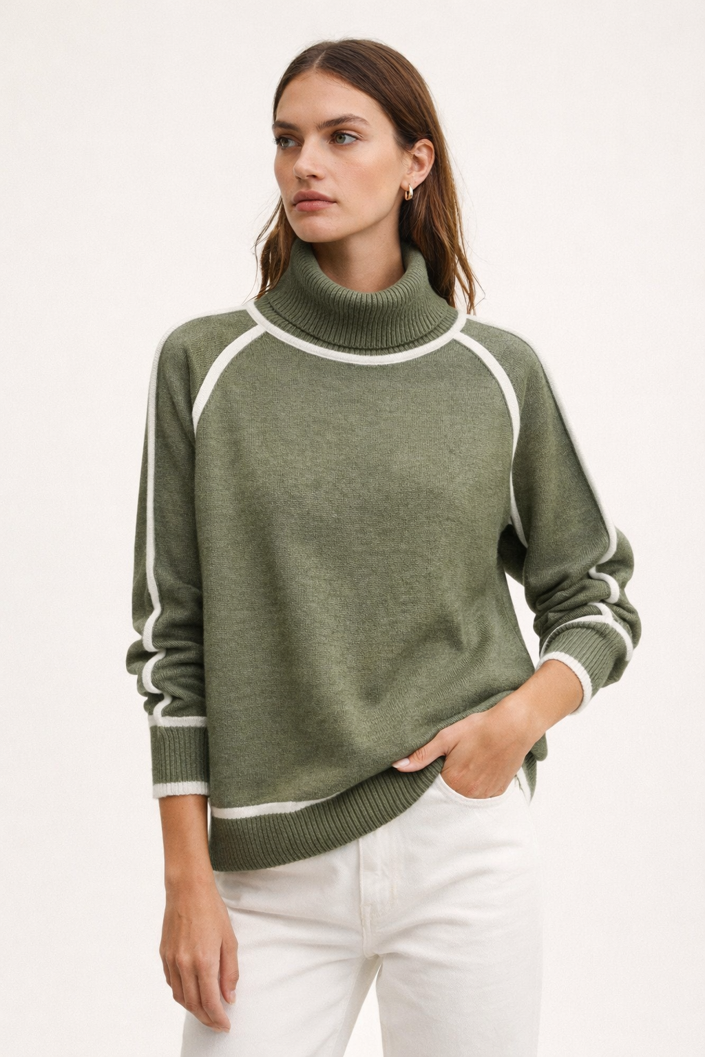 Kaylee | Suéter Elegante de Cuello Alto