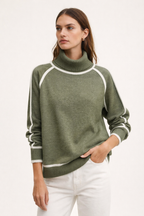 Kaylee | Suéter Elegante de Cuello Alto