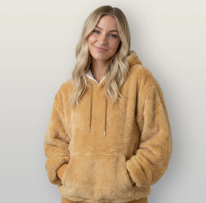 Fluffly - Sudadera de borreguito extra suave