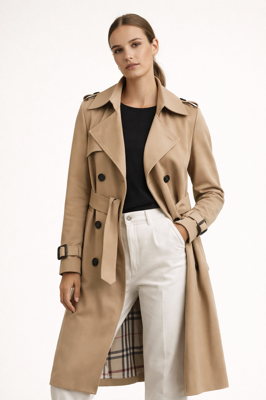 Alina | Gabardina Elegante Otoñal