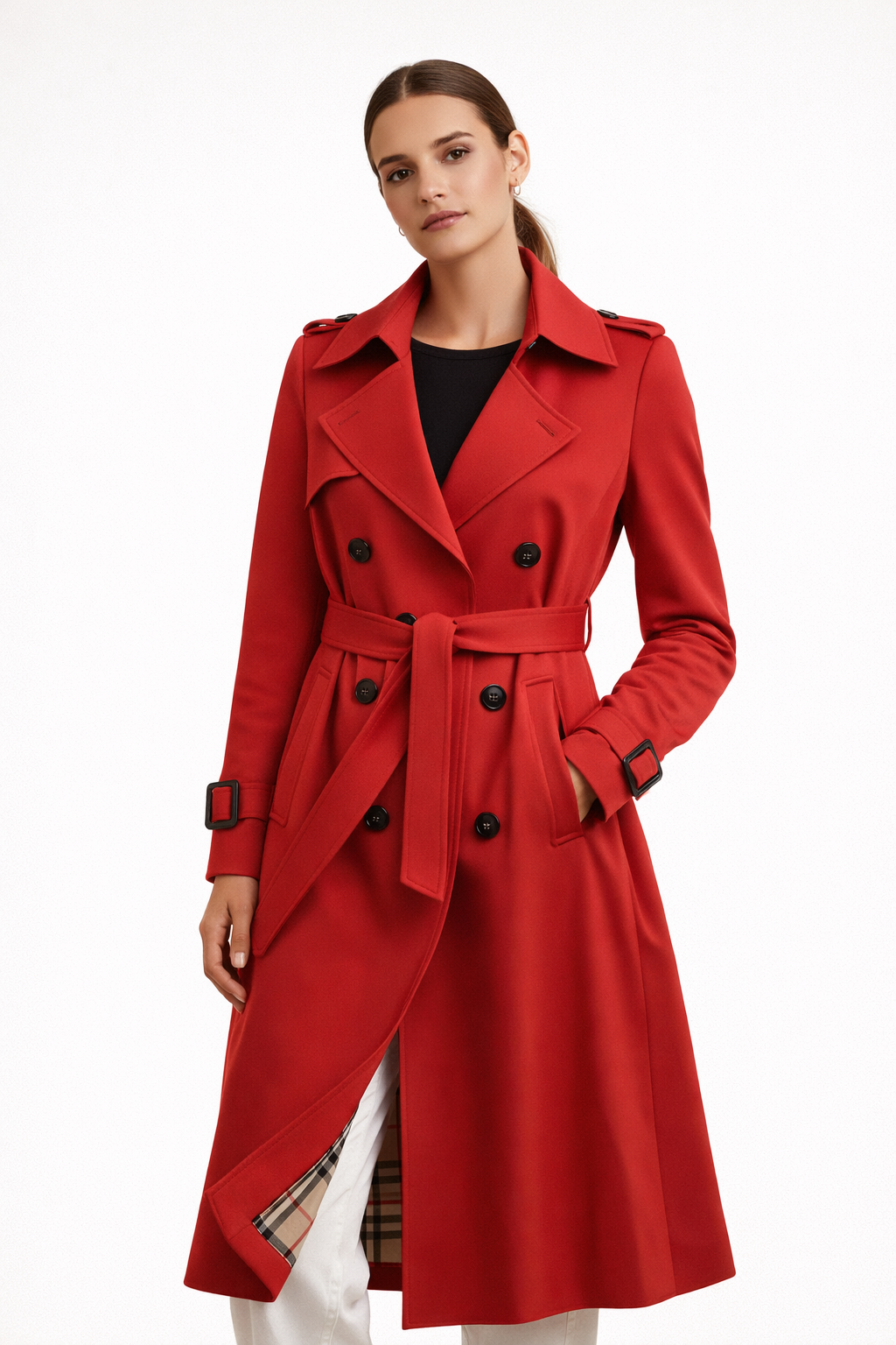 Alina | Gabardina Elegante Otoñal