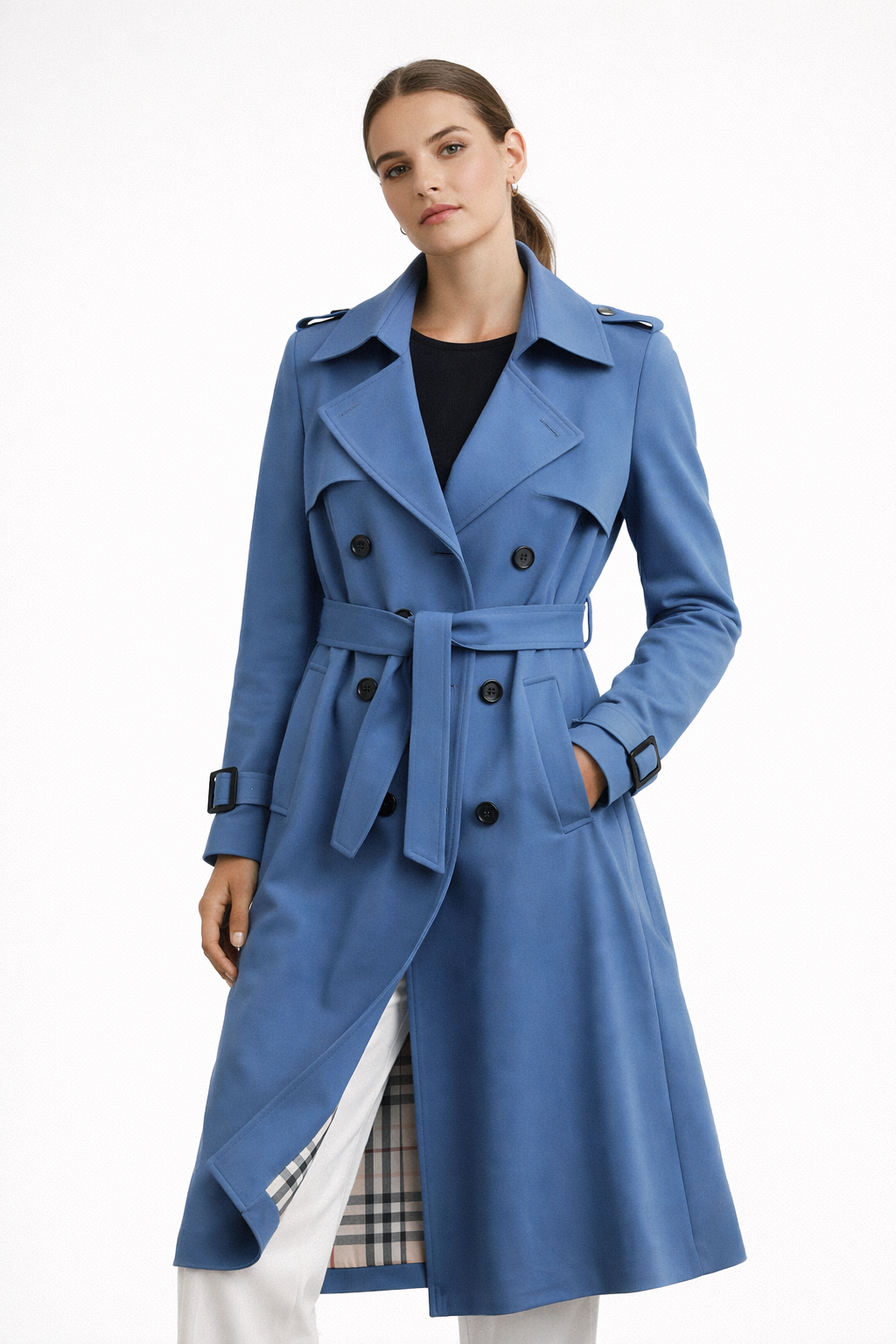 Alina | Gabardina Elegante Otoñal