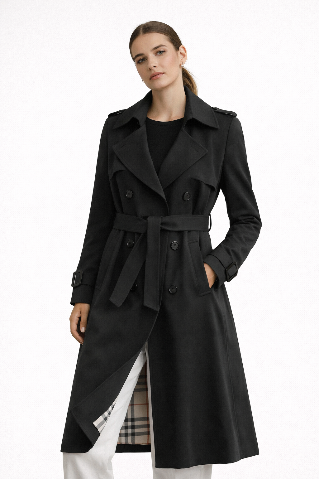 Alina | Gabardina Elegante Otoñal