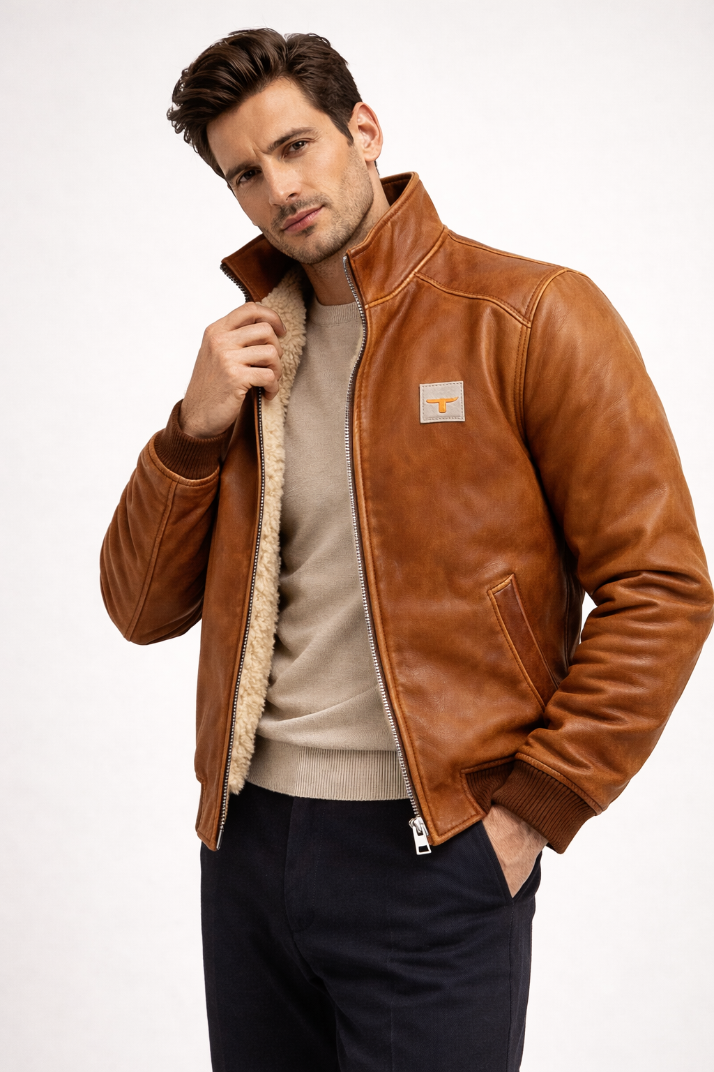 Robin™ | CHAQUETA DE CUERO TÉRMICA