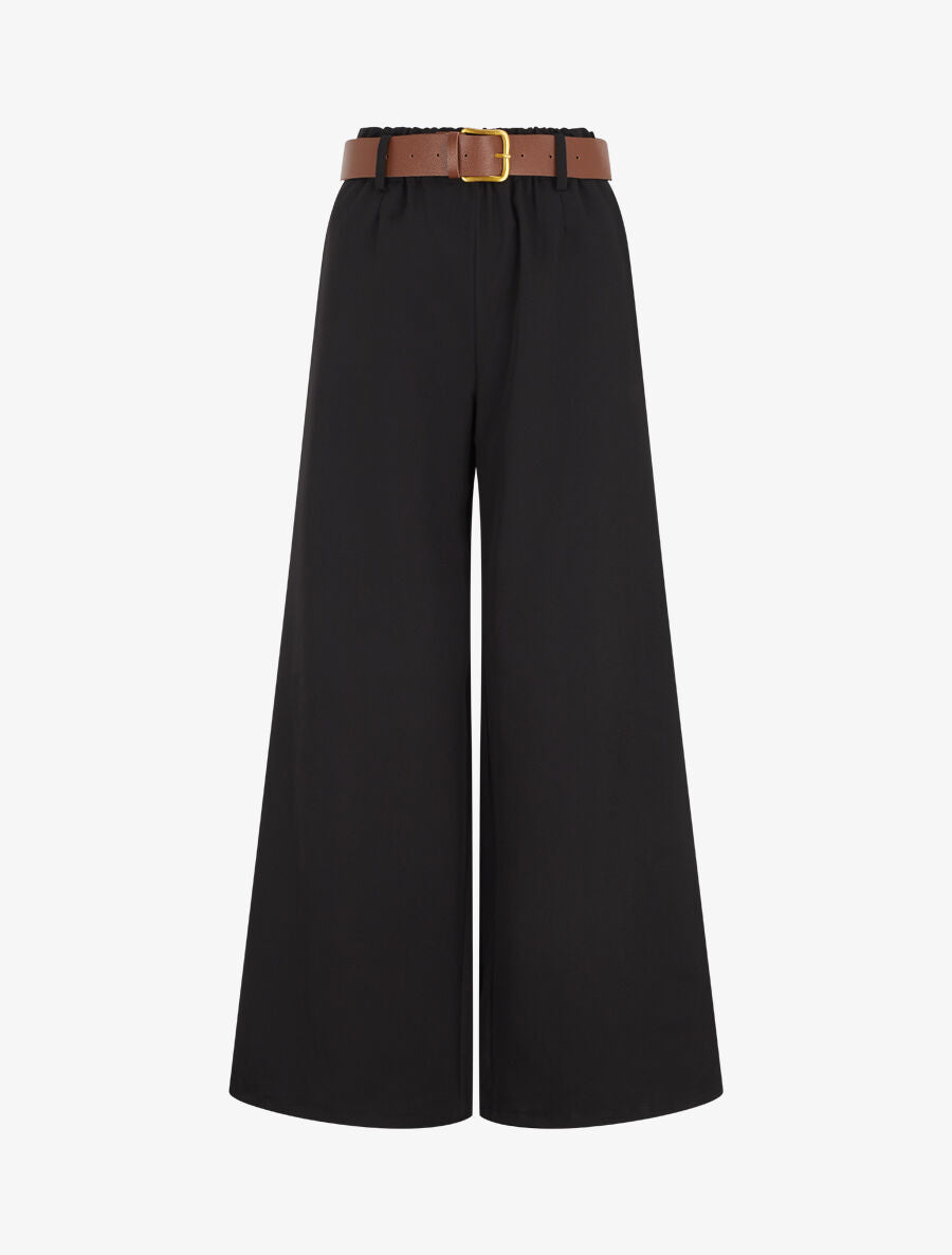 Pantalón largo elástico liso