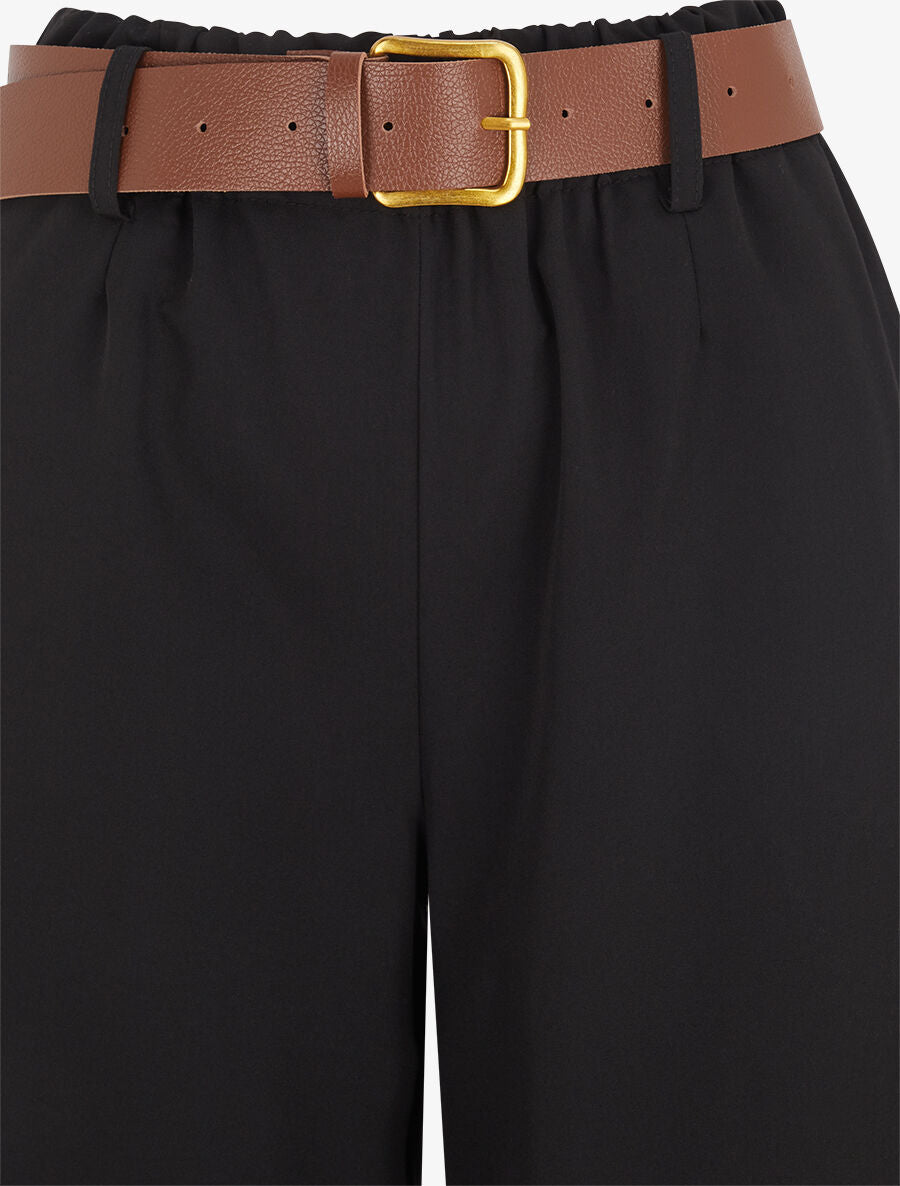 Pantalón largo elástico liso