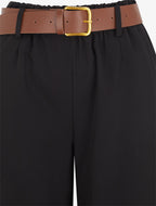 Pantalón largo elástico liso