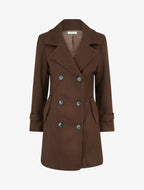 Abrigo recto cruzado