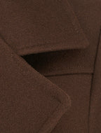 Abrigo recto cruzado