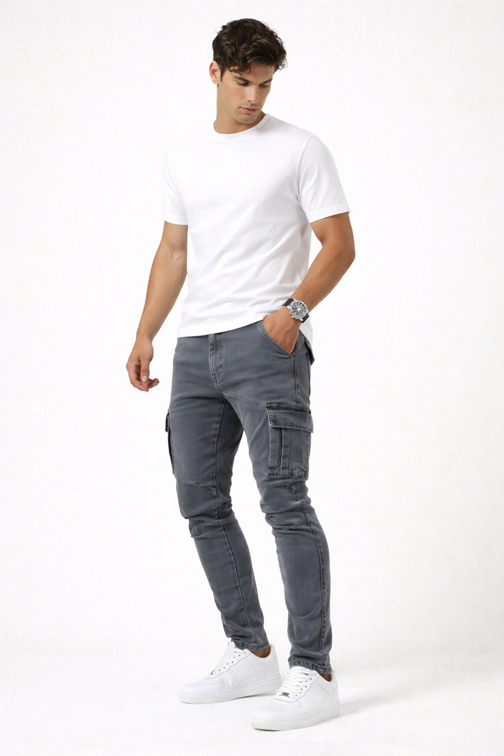 TM | Pantalón Cargo Stretch