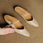 Orella - Mules de cuero genuino