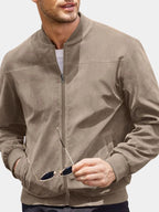 Darian™ | Chaqueta Bomber de Ante Premium