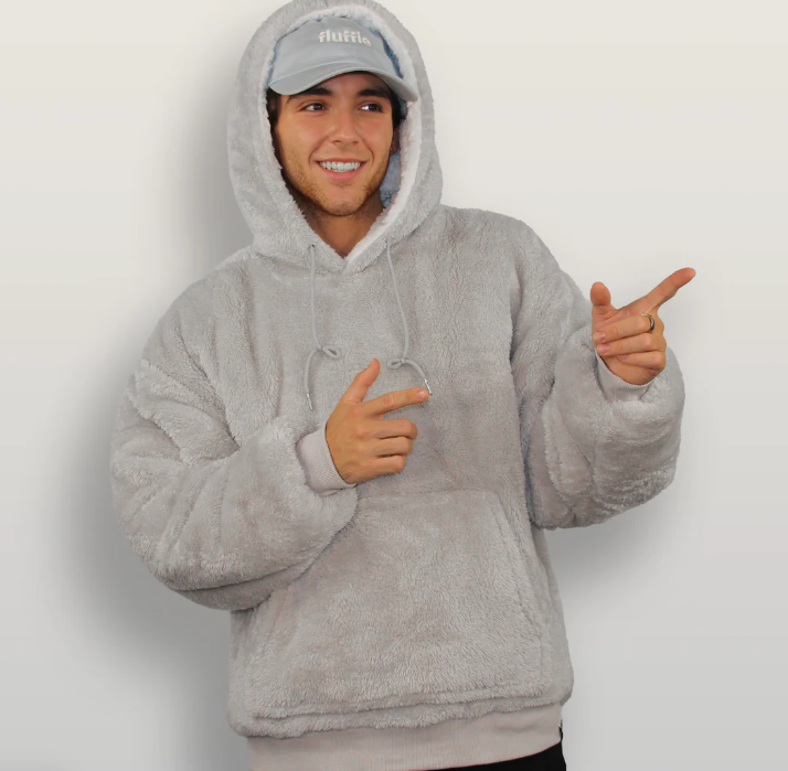 Fluffly - Sudadera de borreguito extra suave