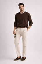 Elegantes mocasines de ante